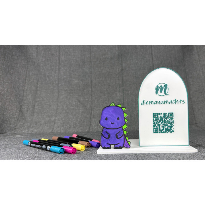 Dino mit Loch zum Aufhängen