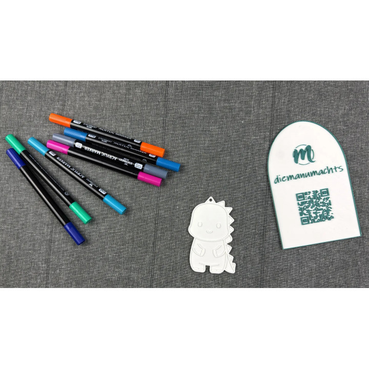 Dino mit Loch zum Aufhängen