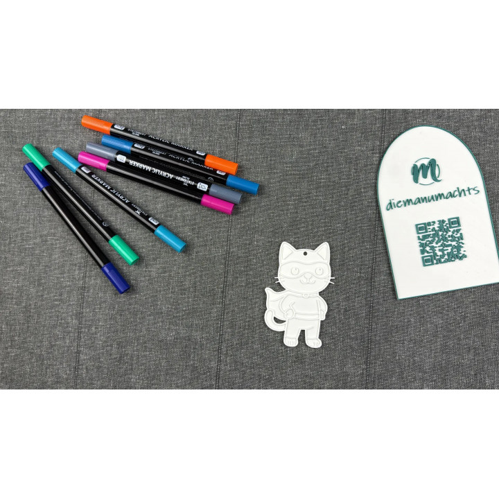  Superhelden-Katze mit Aufhängung