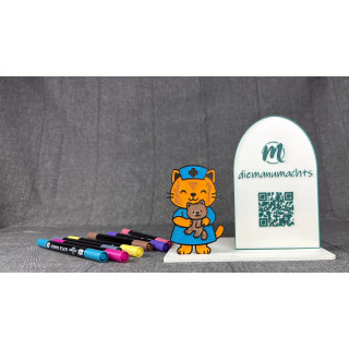 Tierarzt-Katze (mit Kätzchen)