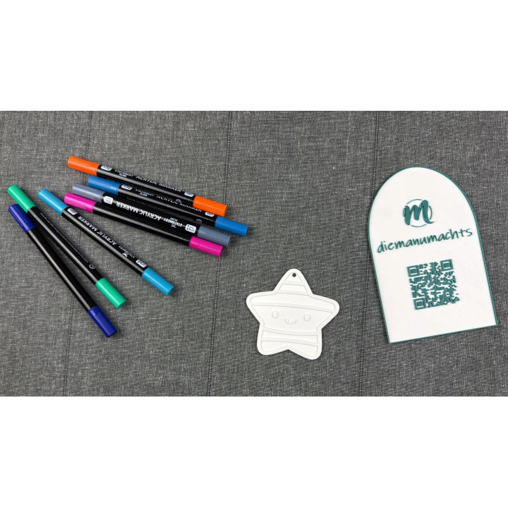  Stern mit Aufhängung