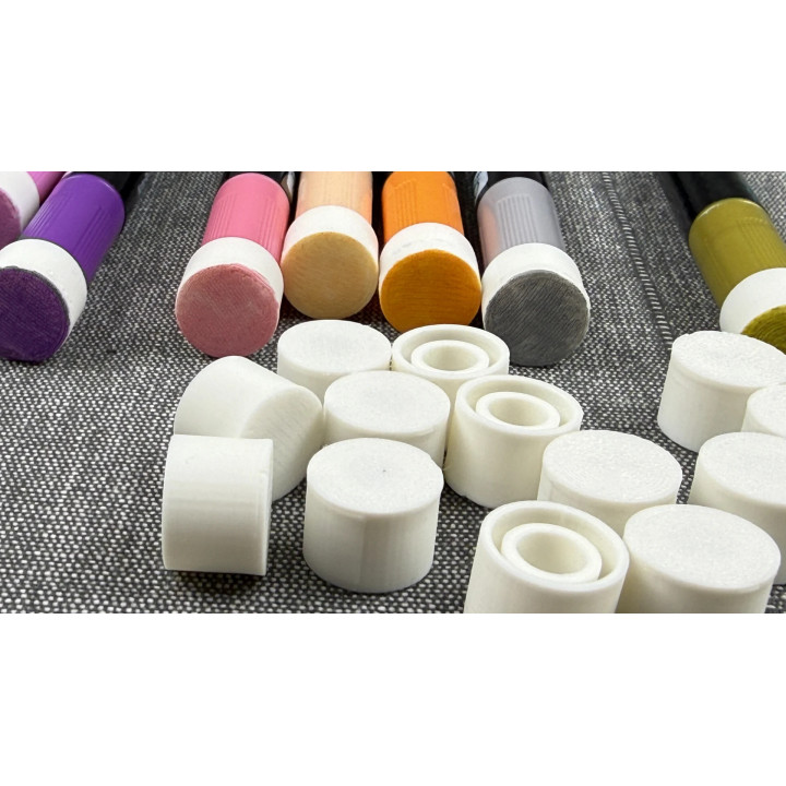 Starterset SuperheldInnen Nahaufnahme Stiftkappen