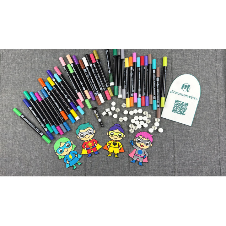 Stationary Island Acrylstifte 36 Farben Set Bild