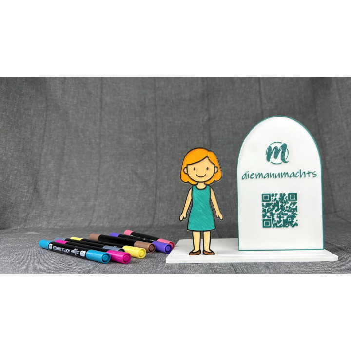 Person mit langem Haar und Kleid 2 - Second Chance