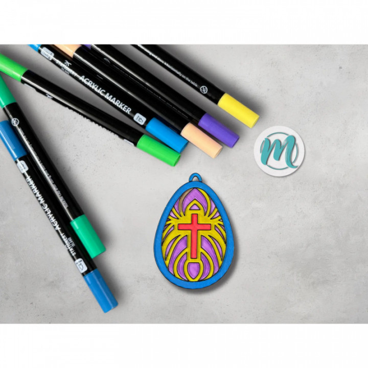 Glänzendes Lichtsymbol ausgemalt