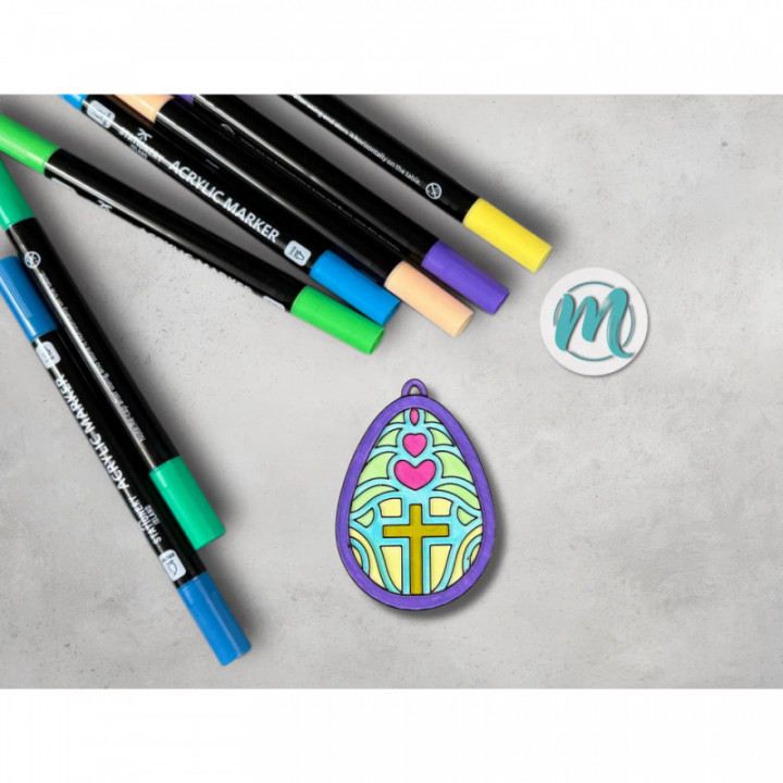 Herzensbotschaft im Licht ausgemalt