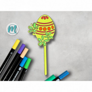 Blütenzauber-Oval – Eleganter DIY Stecker