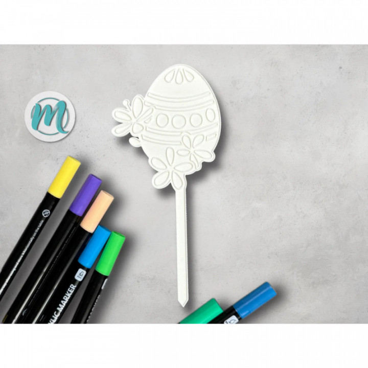 Blütenzauber-Oval – Eleganter DIY Stecker