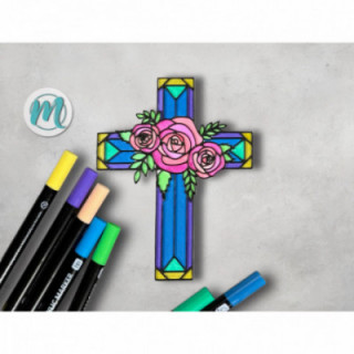 Rosenkreuz der Liebe – Edles DIY Kunstwerk