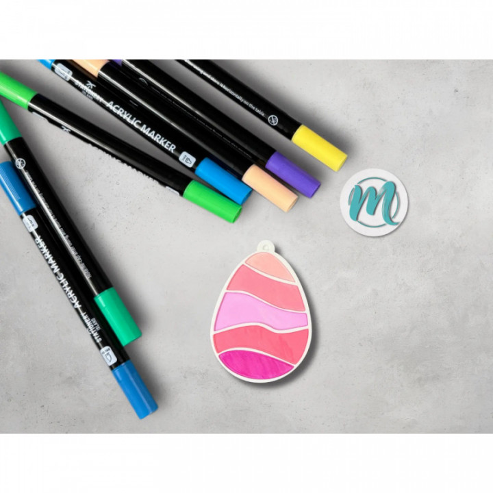 Sanfte Wellen-Harmonie – Abstraktes DIY Design