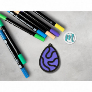 Organische Pfade – Einzigartiges DIY Kunstobjekt