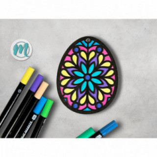 Florale Mandala-Pracht: Dein DIY Frühlings-Ornament