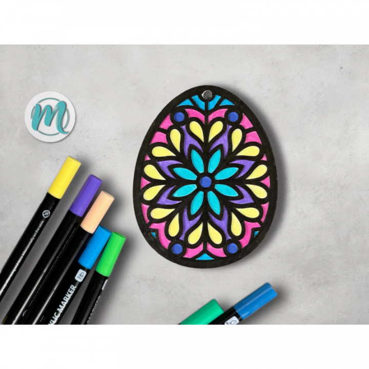 Florale Mandala-Pracht: Dein DIY Frühlings-Ornament