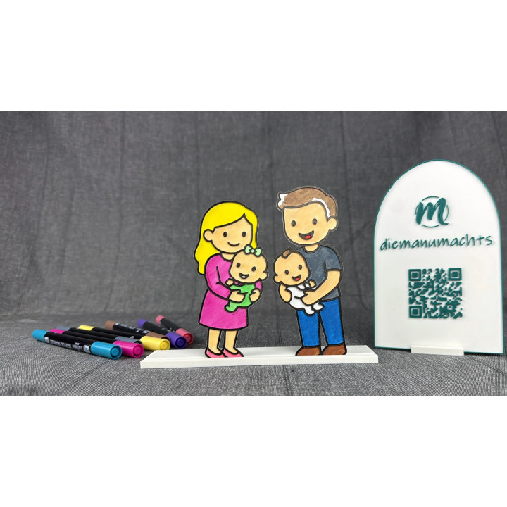 Frisch gebackene Familie