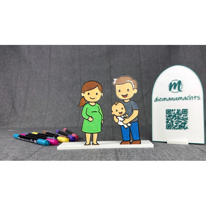 Frisch gebackene Familie