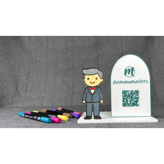 Bräutigam / Person im Anzug